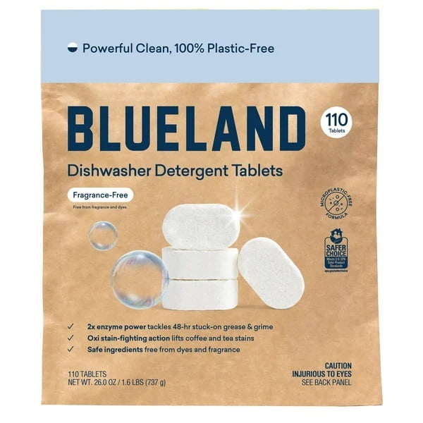 Blueland Dishwasher Detergent Tablets, 110 Count