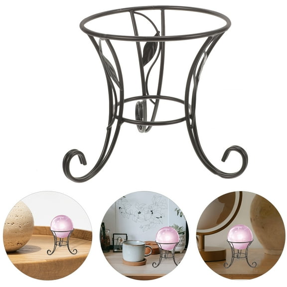 UKCOCO Gazing Globe Stands Gazing Ball Support Iron Decoration for Balcony 1Pack