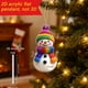 thumbnail image 3 of Uuiauoio Snowman Scarf Christmas Car Pendant, 2D Acrylic Rearview Mirror Decor with Festive Design, Easy Hang Ornament for Vehicle Decoration and Holiday Gift Giving, 3 of 4