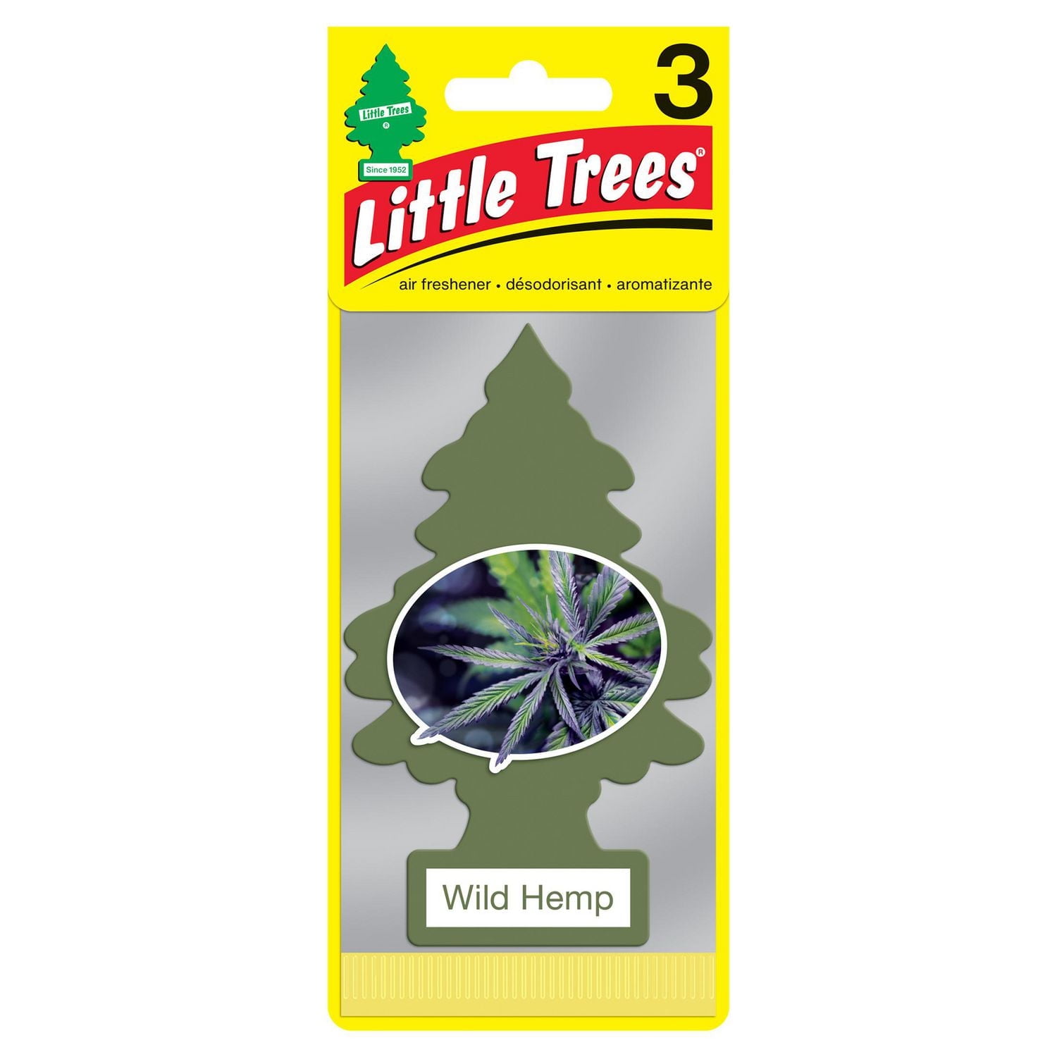 LITTLE TREES air freshener Wild Hemp 3-Pack