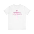 thumbnail image 6 of Redeemed Christian T-Shirt | Nail Cross Graphic Faith Tee | Religious Apparel for Men & Women | Bible Verse Gift, 6 of 35