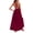 Wine, variant on Maxi Dress for Women Burgundy Backless, Spaghetti Strap Twist Tie Waist Flowy Long Sundress, Summer Beach Vacation Dress with Pockets, Elegant Formal Evening Gown for Wedding Guest