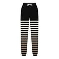 thumbnail image 5 of UTSJKR Women's Striped Gradient Sweatpants Loose Fit Drawstring Elastic Waist Jogger Pants Comfortable Sport Active Workout Jogger Pants with Pockets Black XXL, 5 of 5