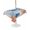 Blue, variant on Outdoor Tablecloth with Umbrella Hole for Patio/Picnic/Party/Camping, Blue Coastal Whale Waterproof Table Cloth Rectangle Table Cover Washable, Retro Nautical Marine Life Leaves (60"x 102")