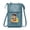 Blue, variant on Women's Ladies Messenger Lovely Pattern Messenger Bag Phone Holder Birthday Gift