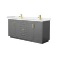 thumbnail image 4 of Wyndham Collection Wcf2929-72D-Vca-Mxx Miranda 72" Free Standing Double Basin Vanity Set -, 4 of 7