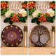 thumbnail image 4 of Tambores Bohemios Decoraciones NavideñAs Instrumentos de PercusióN Tambores con Mazos Festivo Tambores de PercusióN,B, 4 of 10