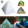 Luxtrada 1/2pcs Pyramid Jewelry Casting Molds, Silicone Resin Jewelry Molds for DIY Jewelry Craft Making, 5*5cm/2*2in Making Craft Mold Tool, for Making Pyramid, Hanging Ornaments, Home Decorations