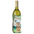 thumbnail image 1 of ""Caroline'S Treasures Ck2006Literk Under The Tree Norwich Terrier Botella De Vino Hugger Bebidas Frías-Koozies 750 Ml Multicolor"", 1 of 1