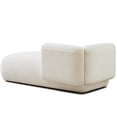 thumbnail image 3 of Arouseden 64 Inch Left Arm Chaise Lounge Chair Indoor,Small Chaise Lounge for Small Space,White Fainting Couch,End of Bed Couch,Cloud Lounge Chair Living Room,Bedroom, 3 of 6