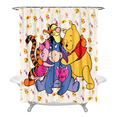thumbnail image 6 of Winnie the Pooh Shower Curtain, Waterproof Fabric Curtains for Bathroom Merry Xmas with Plastic Hooks for Farmhouse, 6 of 9