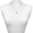 thumbnail image 2 of Delight Jewelry Silver-tone Crystal Pink Spinner - Silvertone Class of 2026 Delicate Bar Necklace, 18.75", 2 of 4