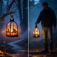 thumbnail image 3 of IFRINID Halloween Pumpkin Lantern with LED Light, Portable Tabletop Decoration Lamp for Party, Window Display and Holiday Decor,Pumpkin style, 3 of 7