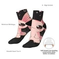 thumbnail image 6 of Naloa Cute Axolotl Sakura Blossoms B Ankle Socks for Women Non Slip Socks No Show Socks Classic Low Cut Casual Socks Casual Socks, 6 of 7