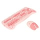 thumbnail image 3 of Combinación de teclado y ratón inalámbricos con forma de gato, 2,4G, colores, tecnología de bajo consumo, combinación de ratón y teclado inalámbrico para juegos, mezcla rosa, 3 of 5