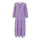 thumbnail image 2 of Gibobby Vestidos Casuales para Mujer Vestido de manga de burbuja con estampado geométrico Calle Ropa de mujer de tamaño(Morado,XL), 2 of 5