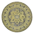 thumbnail image 2 of Unique Loom Medici Collection Area Rug - Oasis (8' Round Gray/Gold), 2 of 6