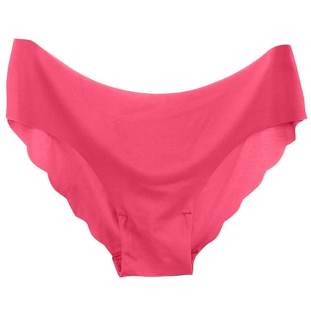 

Qcmgmg Women s Briefs Low Waisted Seamless Panties Breathable Soft Underwear XL