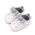 thumbnail image 2 of Otqutp Baby Soft Bottom Sneakers 0 to 12 Months Baby Boys Sneakers Girls Cute Bow PU Leather Lace Up Walking Shoes Flat Shoes, 2 of 7