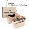 thumbnail image 2 of Organizador de bolsos, organizador de bolsos de fieltro con cremallera, moldeador de bolsos y bolsos de mano, apto para el bolso de mano Marc Jacobs, 2 of 5