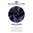 thumbnail image 2 of Ultimate Sack Lounger Bean Bag Chair Oversized Indoor Comfy Loveseat, Navy Suede, 2 of 6