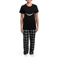 thumbnail image 4 of CafePress - Korosensei Pajamas - Women's Short Sleeve Print T-Shirt and Pants Dark Cotton Pajama Set, 4 of 7