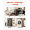 thumbnail image 3 of 1200 lb Capacity Heavy Duty Furniture Dolly - 5-Wheel Appliance Mover with 360° Swivel Casters for Sofas, Washers, Pianos & Large Items - Smooth-Glide Platform for Easy Transport, 3 of 6