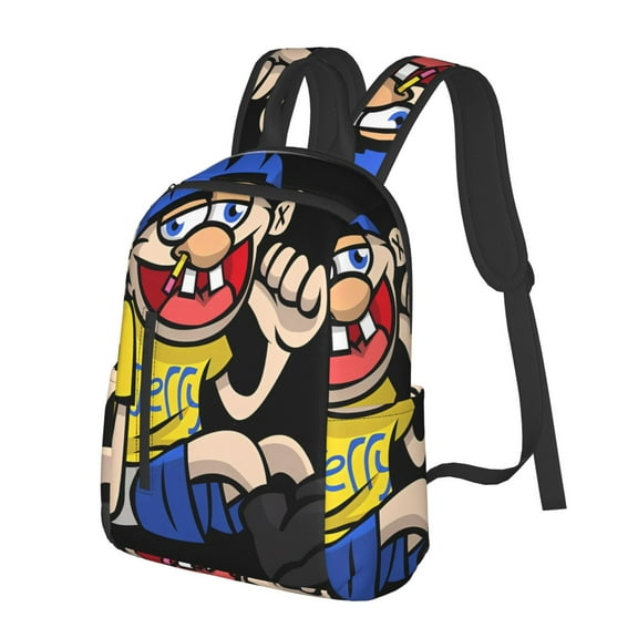 Lsque Sml Jeffy Lightweight Backpack for Men and Women - Durable and Water-Resistant, Ideal for School, Work, Travel, and Everyday Use