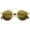 Gold-Tortoise / Brown Mirror, variant on sunglassLA Unisex Modern Fashion Metal Double Bridge Mirror Lens Pantos Aviator Sunglasses (Silver-Black / Green Mirror) - 50mm