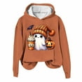 thumbnail image 3 of WILLBEST Chandail à Capuchon Femme Décontracté Imprimé Col Rond Sweat à Capuche avec Fermeture Éclair, 3 of 3