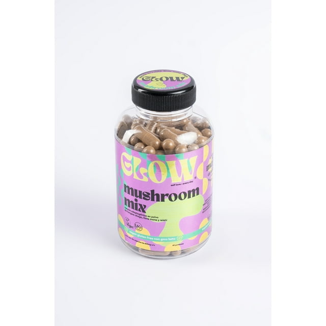Mushroom Mix Orgánico 120 Cápsulas GLOW Superfoods