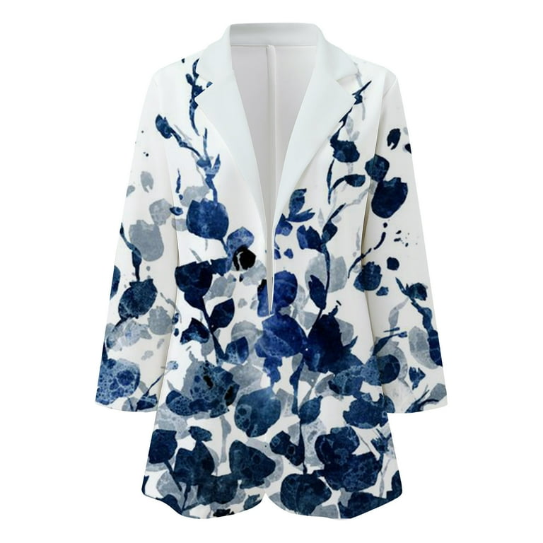 Vintage Jacket Women s Casual Blazer for Work Elegant Trendy