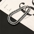 thumbnail image 5 of Stainless Steel Chain Bracelet for Men C917-32, 5 of 5