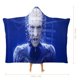 thumbnail image 2 of Hellraiser: Pinhead Manta Capa con Capucha Anti-Bolitas, Manta de Lana Ártica Suave, Manta Portátil de Felpa Ligera y Lujosa, Poncho para Siesta en Casa y Oficina, 100*130cm, 2 of 6