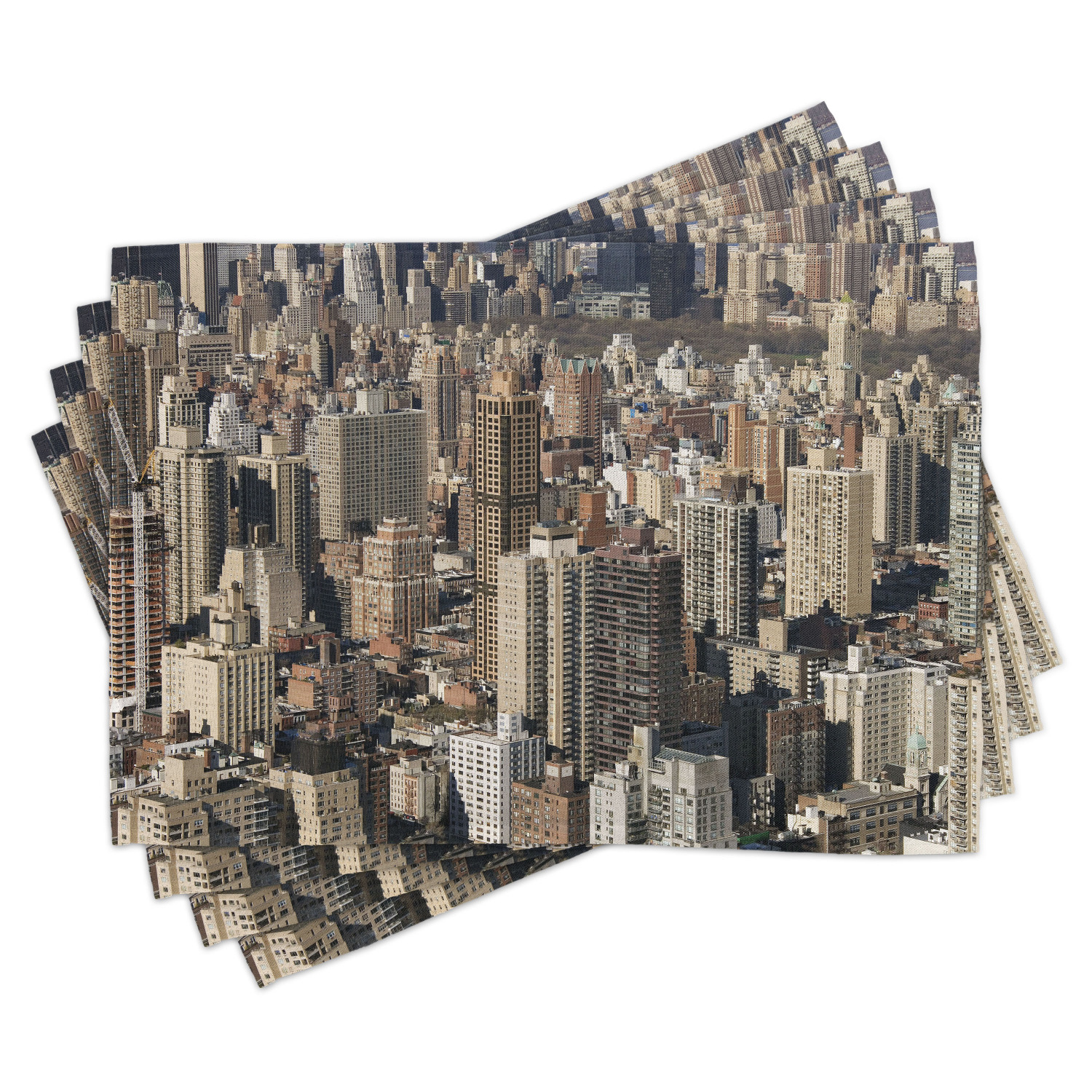 American Destinations Vintage Placemat Sets 4 Placemats New York
