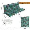 thumbnail image 3 of XXLYY Three Seat Swing Replacement Cushions, Porch Swing Cushions, Thickened Waterproof Polyester Fabric Bench Cushion with Ties, Replacement Cushion for Outdoor Patio Swing, 3 of 7
