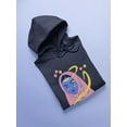 thumbnail image 3 of Muslim Woman Color Portrait Hoodie Women -Image by Shutterstock, Female 5X-Large, 3 of 4