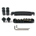 thumbnail image 5 of Roller Saddle Bridge Tailpiece with Studs and Wrenches for LP SG Style Electric Guitar Replacement Parts (Black), 5 of 7