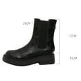 thumbnail image 4 of Mostsola Womens Chelsea Boots Round Toe Low Heel Fall Booties Elastic Pull on Platform Ankle Boots, 4 of 9
