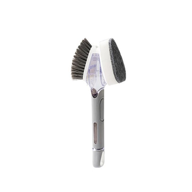 Cepillo Para Sartenes De Dos Cabezales Limpiador Automático De Sartenes De Fácil Operación Con Tapa Desmontable Minnieouse HA027166-01