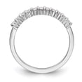thumbnail image 2 of 950 White Platinum Ring Band Wedding Diamond Round, Size 7, 2 of 7