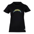thumbnail image 1 of NFL Playera Aficionado Básica Los Angeles Chargers Negro para Mujer, Talla Extra Grande, 1 of 5