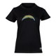thumbnail image 1 of NFL Playera Aficionado Básica Los Angeles Chargers Negro para Mujer, Talla Mediana, 1 of 5