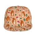 thumbnail image 2 of Balery Baseball Cap Flat Bill Hats for Men Adjustable Size for Running Workouts and Outdoor Activities All Seasons Dad Hat(Squirrel And Mushroom ), 2 of 9