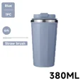 thumbnail image 3 of 304 Stainless Steel Coffee Cup Mug With Lid Insulated Coffee Mug Double Wall Coffee Tumbler With Handle Heat-resistant Drinkware, 3 of 5