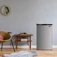 thumbnail image 2 of Magic Chef 4.4 Cu. ft. Mini Refrigerator with Freezer, Stainless Look, ENERGY STAR®, 2 of 4