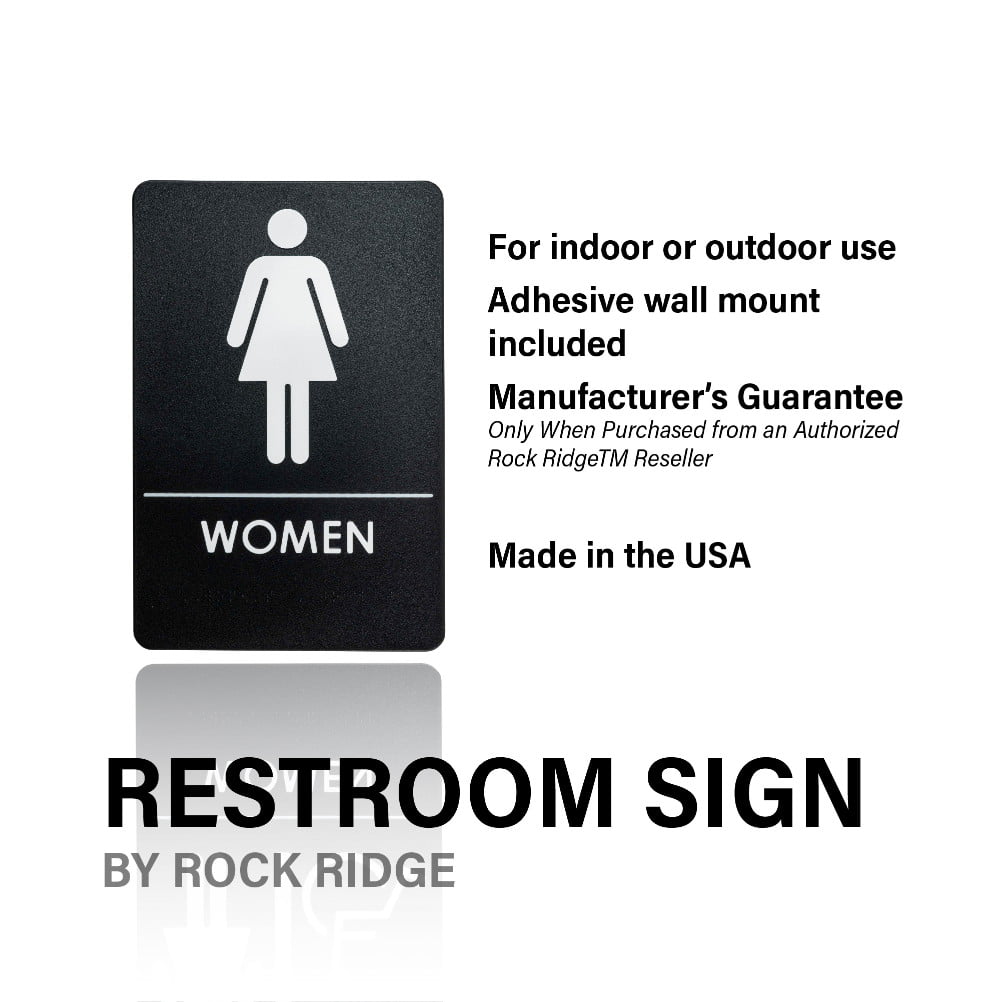Restrooms Bilingual Wall Sign Triangle Projection-Mount 13x10 inch Pearl Gray Aluminum for Public Bathrooms Made in USA by ComplianceSigns