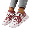 thumbnail image 2 of IEMIEMIEM Christmas Theme Sneakers for Mens Womens Running Festive Sports Shoes with Santa Claus Design Breathable Athletic Tennis Shoes 6 wide, 2 of 8