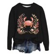 thumbnail image 5 of Womens Crewneck Sweatshirts Crab Comfy Sweatshirt Casual Long Sleeve Pullover Print Fashion Fall Top, 5 of 5
