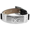 Dolce & Gabbana Black Leather Logo Plate Wristcuff BJ0307-A1254-80999